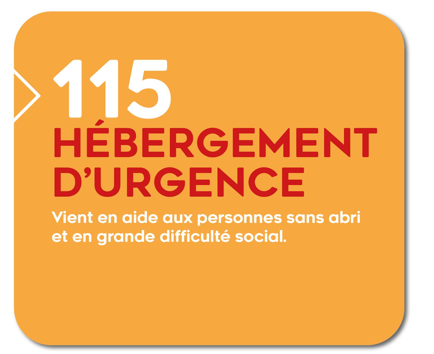 115 Hébergement durgence